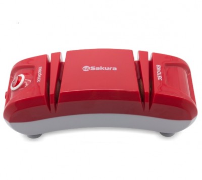 Ножеточка электрическая Sakura SA-6604 Красная