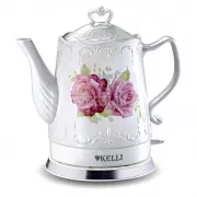 Чайник электрический керамический KELLI KL-1339