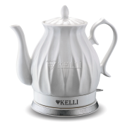 Чайник электрический керамический Kelli KL-1341, 2200Вт, 2л
