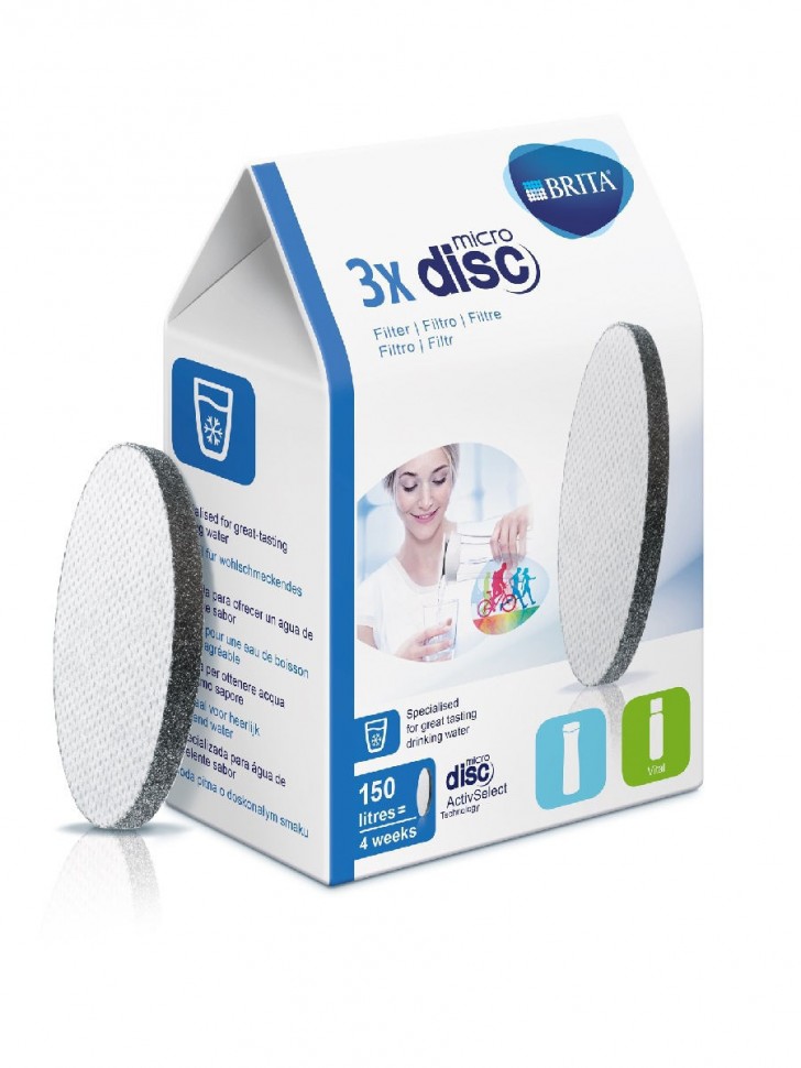 Сменные фильтры MicroDisc для Фильтр-бутылки BRITA fillgo Vital 
