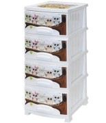 Комод Росспласт РП-421 Совушки белый