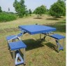 Стол складной со скамейками в чемодане ECOS TD-12 